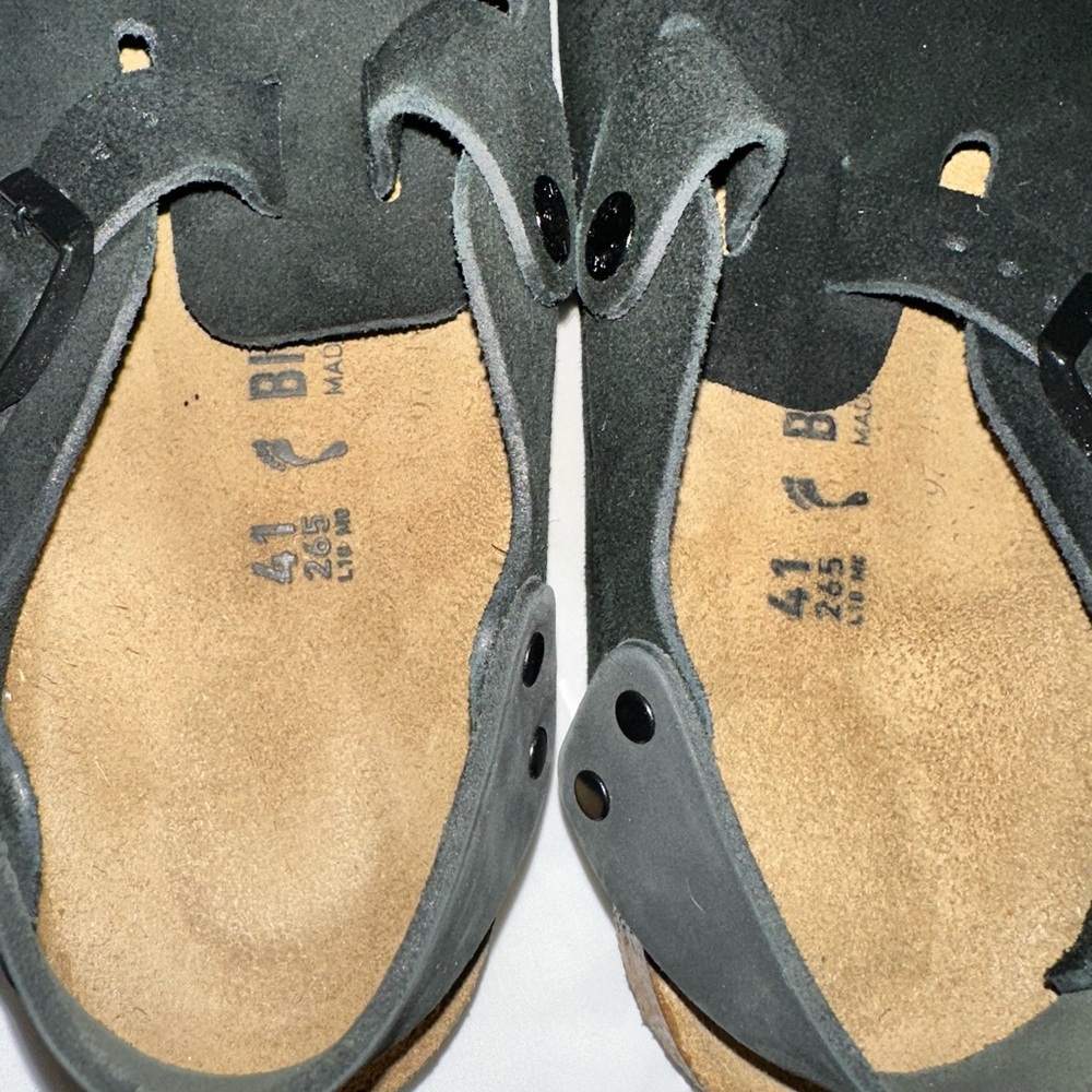 Birkenstock Tokio Clogs Size EU41 Black New - Picture 6 of 6